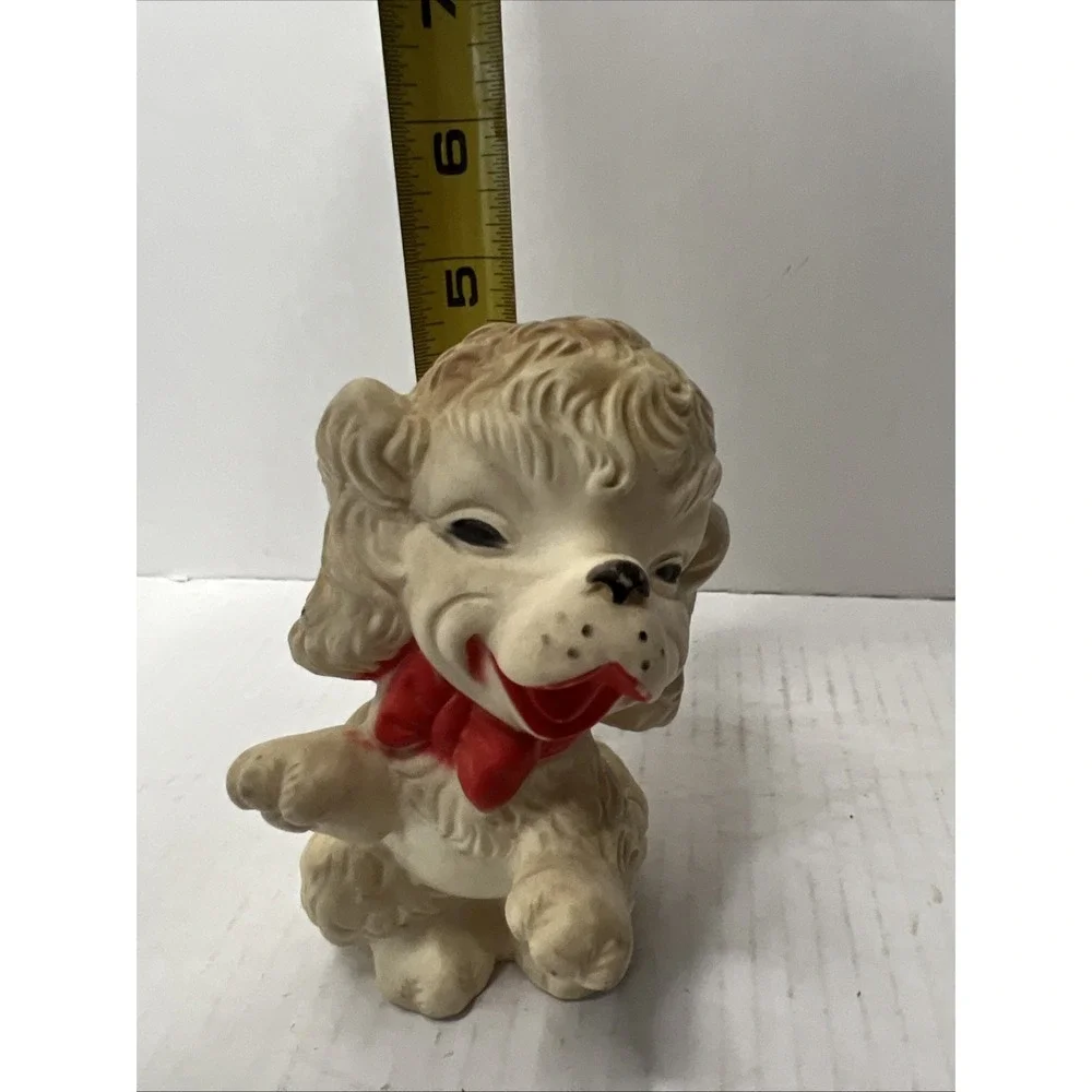 Arrow Rubber Edward Mobley Squeaky Dog Sitting Pretty Puppy 1958 Vintage